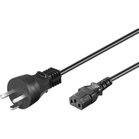 Microconnect PE120450 electriciteitssnoer Zwart 5 m DK-EDB C13 stekker