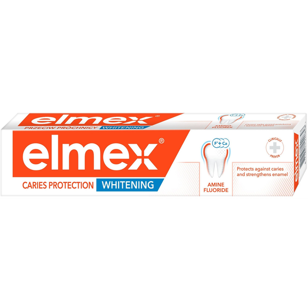 Паста за зъби Elmex Anti Caries Whitening, За защита от кариес, 75 мл