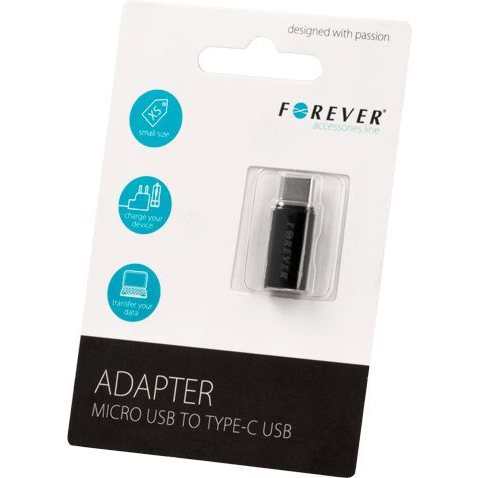 Forever GP-70006 Kábel - Micro USB Aljzat, Type-C (T_0014093)