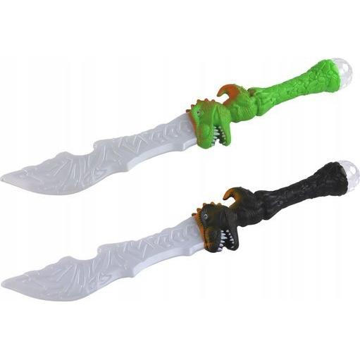 Fénykard Nyél Dinoszaurusz Zöld Fekete MIX 17875 (17875)