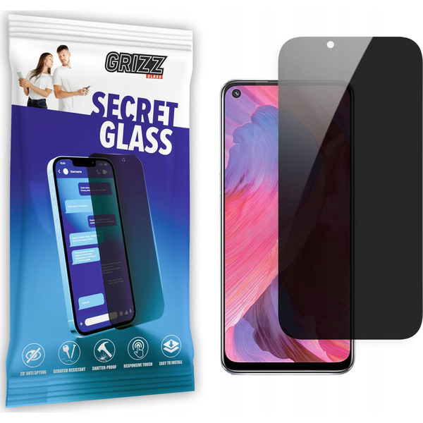  GrizzGlass Szkło prywatyzujące GrizzGlass SecretGlass Oppo A74 4G