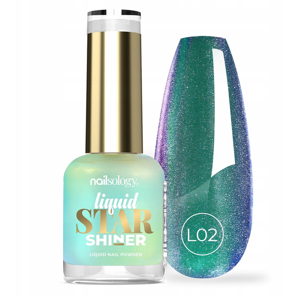 NeoNail CLAVIER_Nailsology Liquid Star Shiner pyłek w płynie L02 Lacerta 8ml