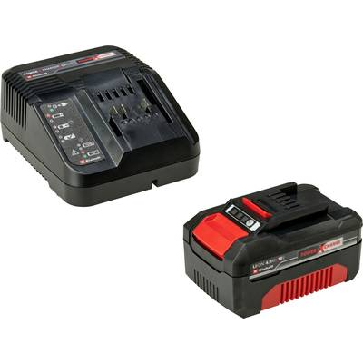 Einhell GE-PS 18/15 Li BL-Solo Power X-Change + Power X-Change PXC Starter Kit 18V 4Ah Akku Akkus láncfűrész Akkuval, Töltővel Penge hossza 158 mm (4600040+4512042) (4600040+4512042)