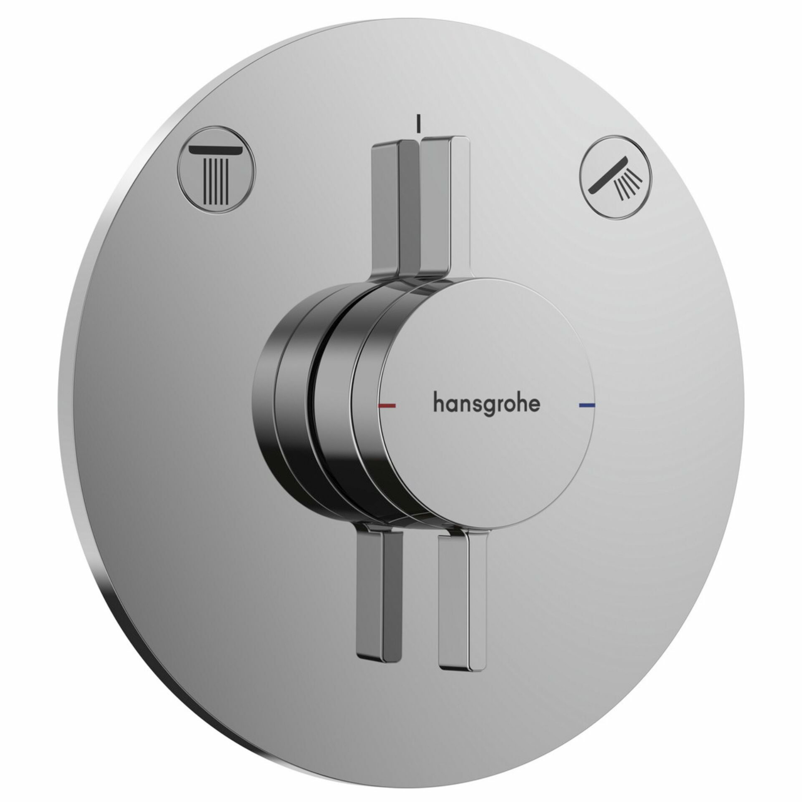 Hansgrohe DuoTurn S Beépíthető 2 utas Zuhanyzó keverőszelep szerelvény - Króm (75418000)