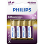 Philips Lithium Ultra FR6LB4A/10 háztartási elem Egyszer használatos elem AA Lítium