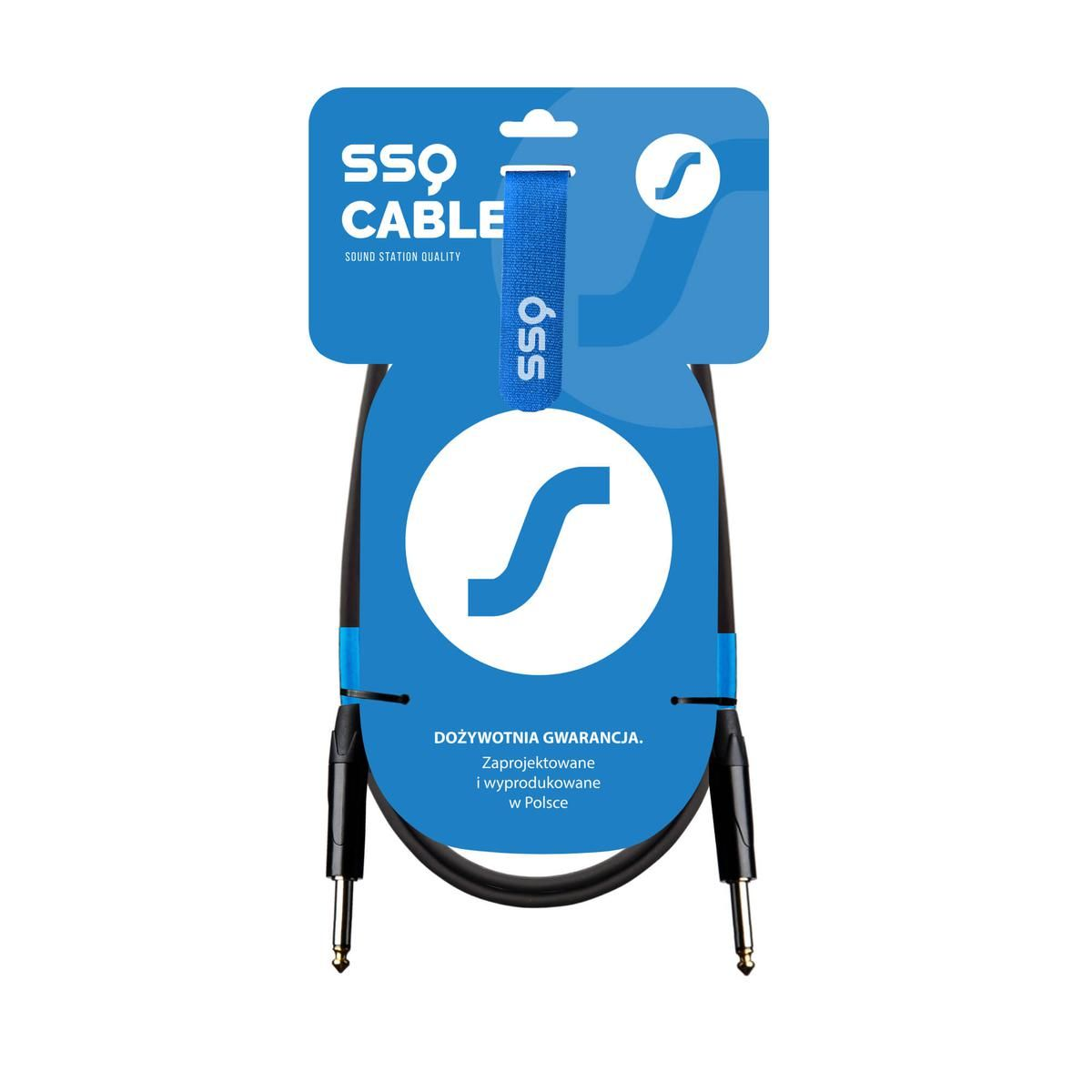 SSQ JMPJMP2 Event Event 6.35mm Jack apa - 6.35mm Jack apa Mono Kábel (2m) (SS-2045)
