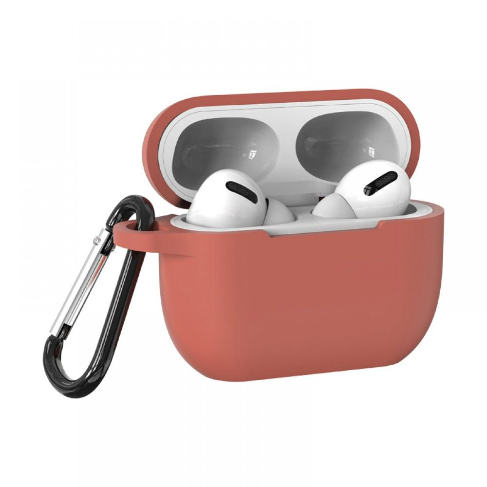 Cellect Airpods Pro szilikon tok 2.5mm korall (AIRPODSP-CASE2.5-CO) (AIRPODSP-CASE2.5-CO)