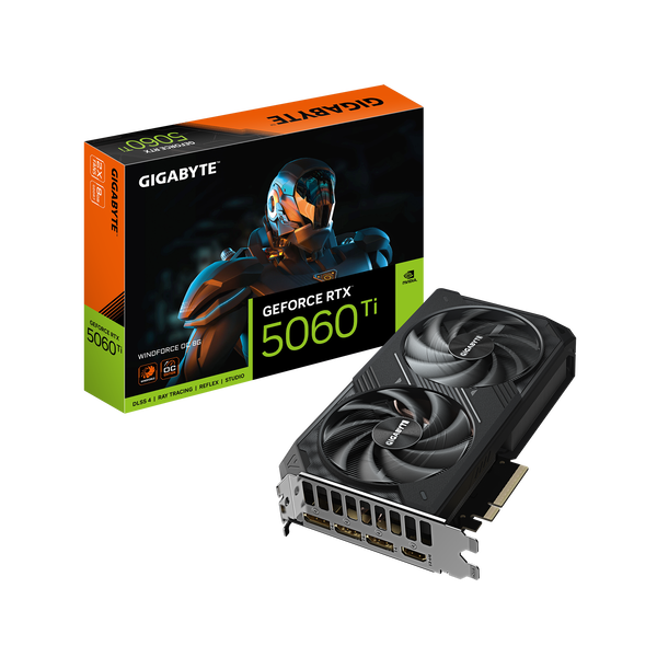 GIGABYTE GeForce RTX 5060 Ti WINDFORCE OC 8G NVIDIA 8 GB GDDR7