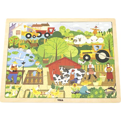Óriás Fa Puzzle - Élet A Farmon, 48 Darabos (4002)