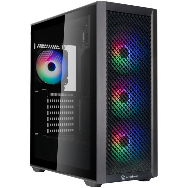 SilverStone SST-FA515XR-BG FARA, Midi-Tower, ARGB, tempered glass - schwarz