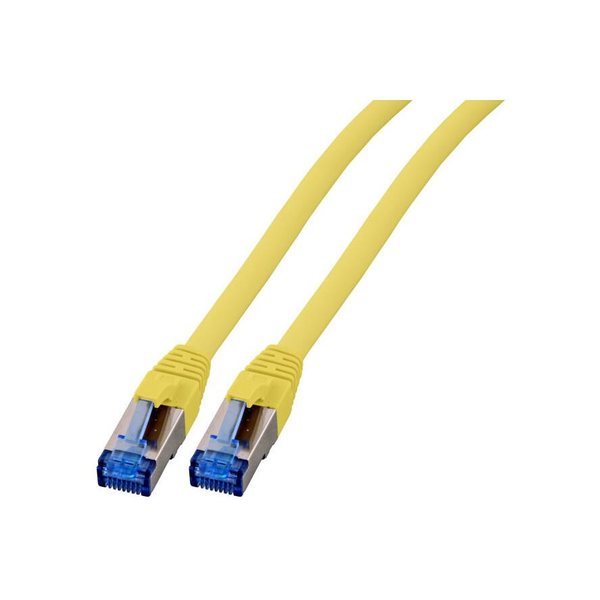 EFB RJ45 Patchkabel S/FTP,Cat.6A,Cat7 TPE superflex,1m,gelb
