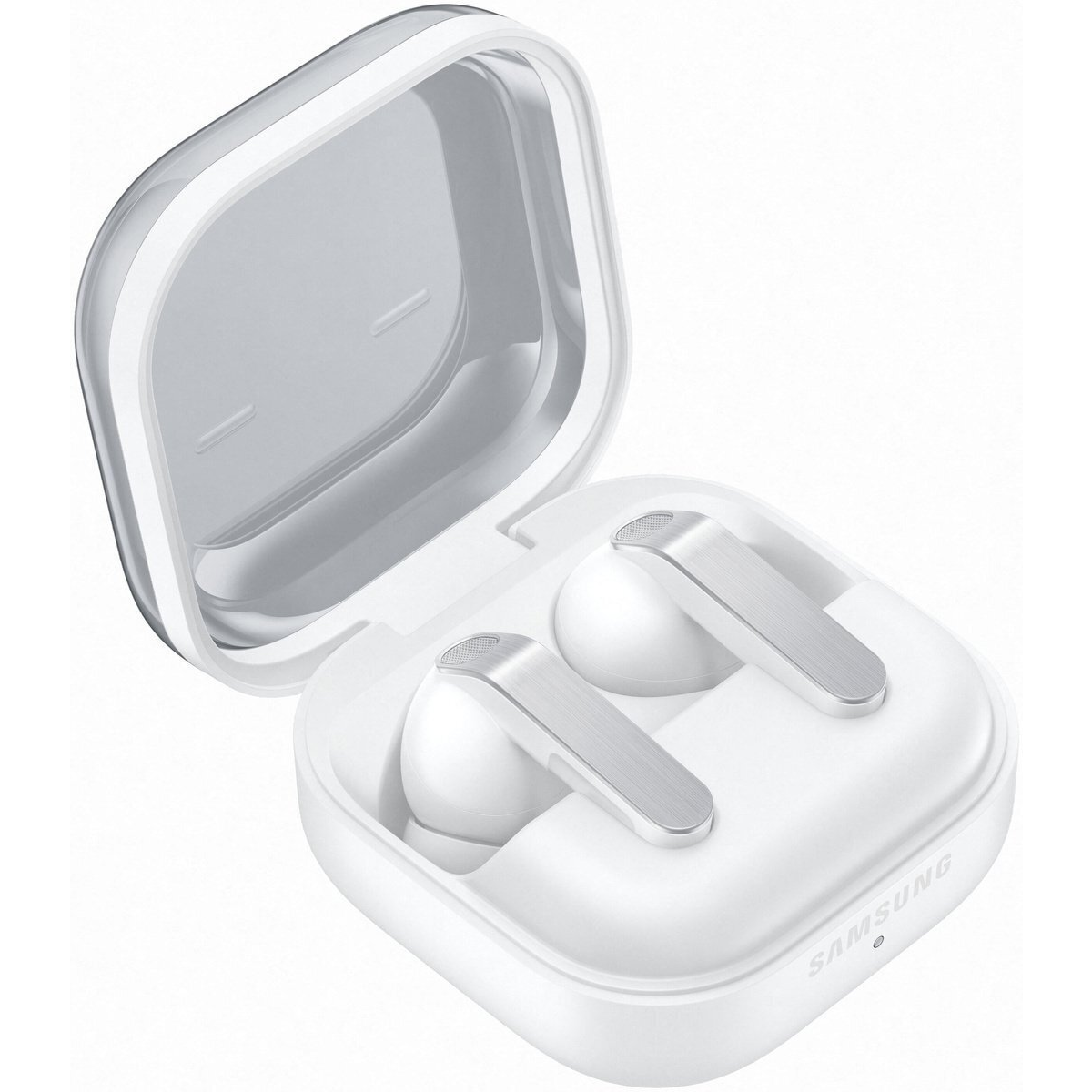 Слушалки Samsung Galaxy Buds4 Pro — SM-R640NZWAXEF, бели