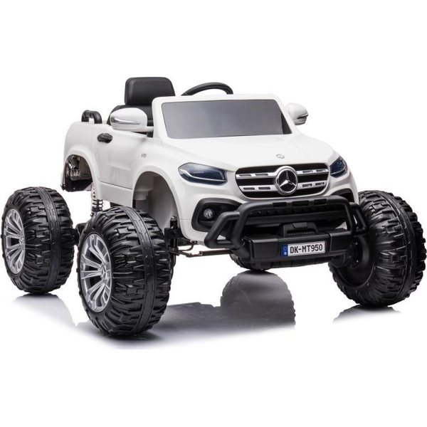 Mercedes - Dk-mt950 Monster Truck Coche Eléctrico Infantil De Policía, 12 Voltios,motor: 4x45w, 2 Plaza/s