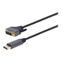 Gembird kabelový adaptér CC-DPM-DVIM-4K-6 1,8 m DisplayPort DVI černý