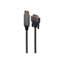 Gembird kabelový adaptér CC-DPM-DVIM-4K-6 1,8 m DisplayPort DVI černý