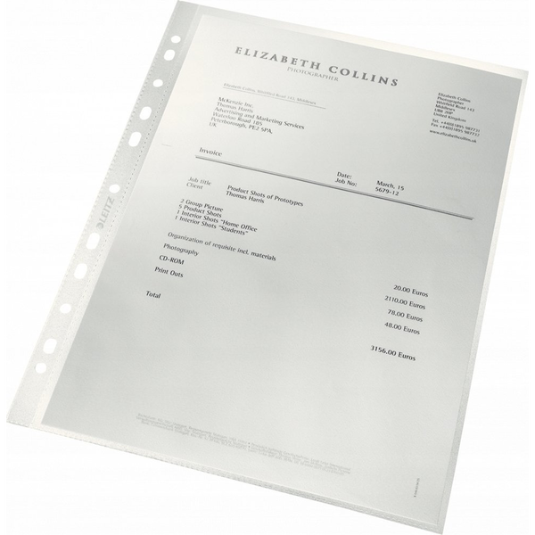Leitz 47911003 arkbeskytter 210 x 297 mm (A4) Polypropylen (PP)