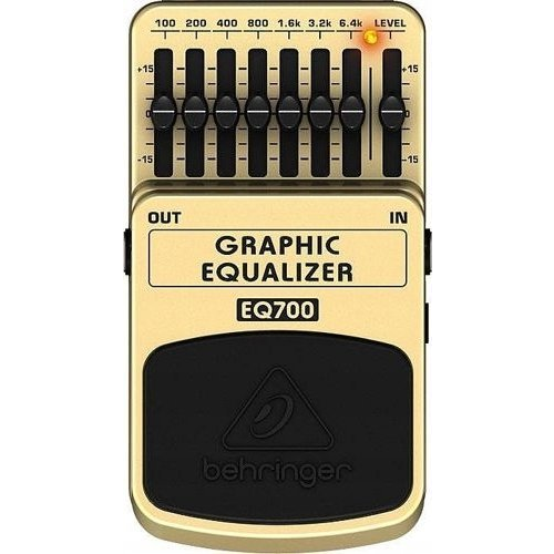 Behringer Eq700 Ecualizador Gráfico Pedal De Efectos De Guitarra De 7 Bandas