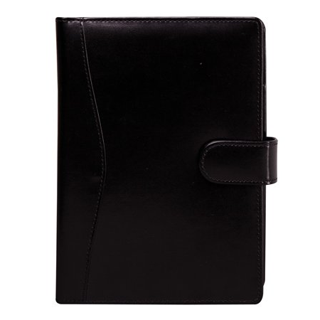 Saturnus L Gyűrűs kalendárium betétlapokkal - Fekete (L418FK)