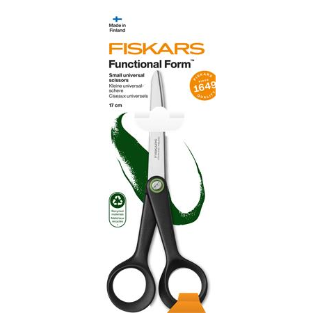 Fiskars Olló, általános, 17 cm,  "Functional Form Renew", fekete (IF1074543)