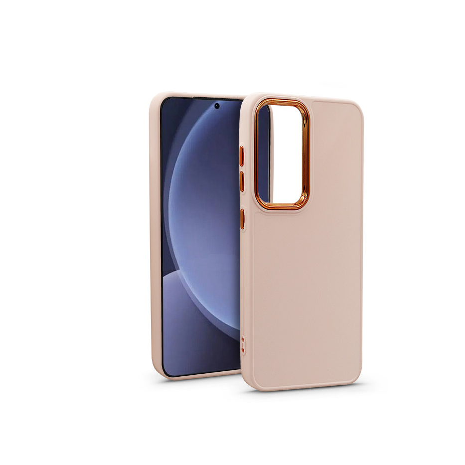 Haffner Frame szilikon tok - Samsung SM-S936 Galaxy S25+ - pink (HF340413)