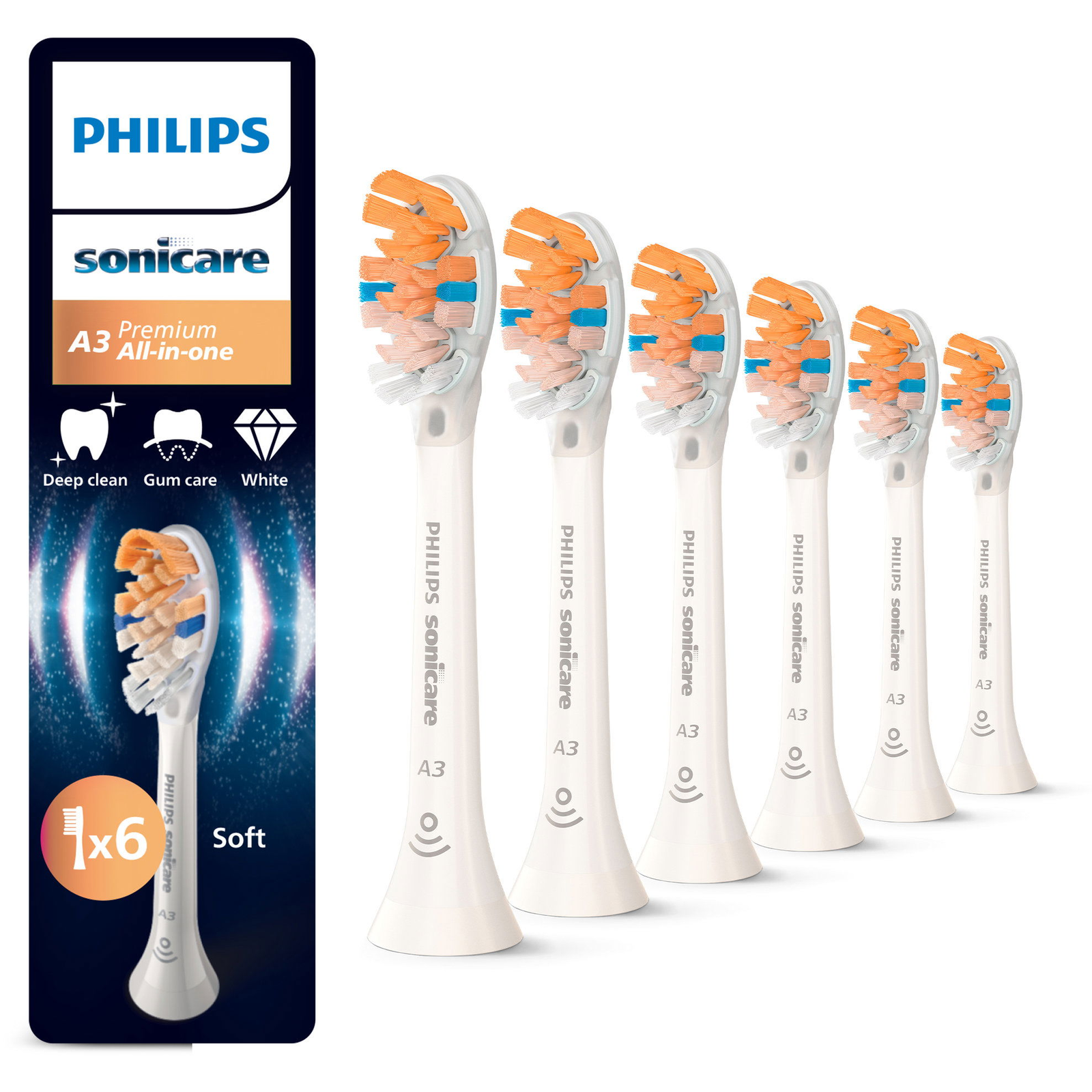 Philips Sonicare Premium All-in-One HX9096/87, 6 db (HX9096/87)