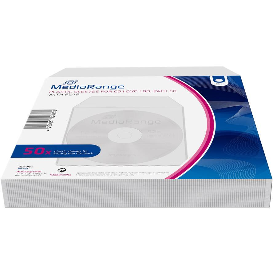 CD/DVD Placeskhüllen 50 db (BOX64) (BOX64)