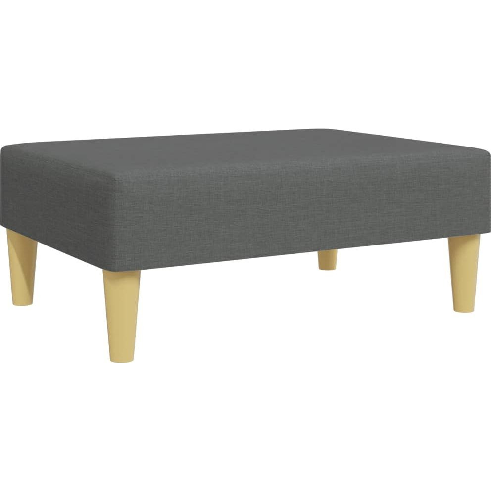 sötétszüke szövet lábzsámoly 77x55x31 cm (379554)