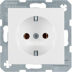 Berker 4743 89 89 Schuko-Steckdose pws glänzend