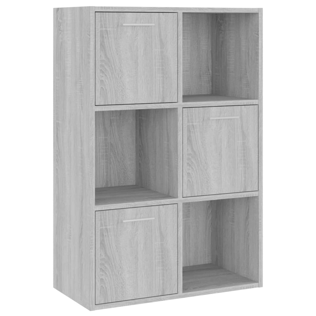 szürke sonoma színű tárolószekrény 60 x 29,5 x 90 cm (815454)