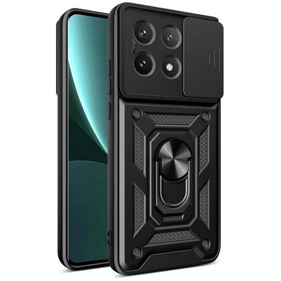 Gigapack Defender Xiaomi Poco X6 Pro 5G kameravédős tok fekete (GP-156865)