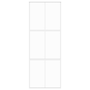 fehér edzett üveg és alumínium tolóajtó 76 x 205 cm