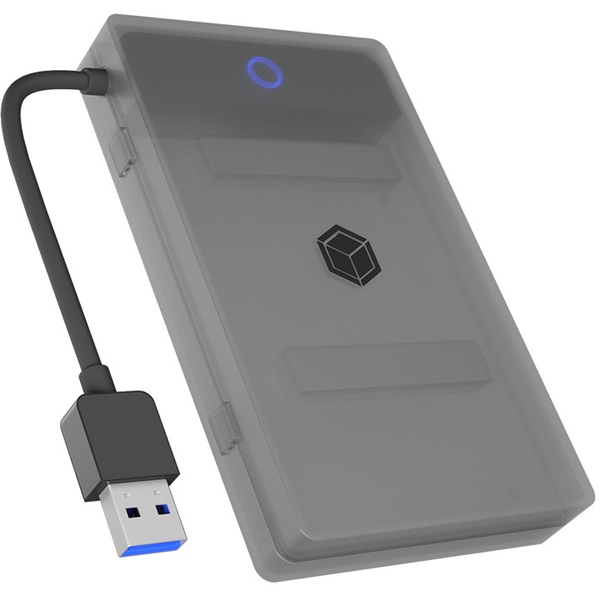 ICY BOX IB-AC603b-U3 HDD-/SSD-behuizing Antraciet, Zwart 2.5"
