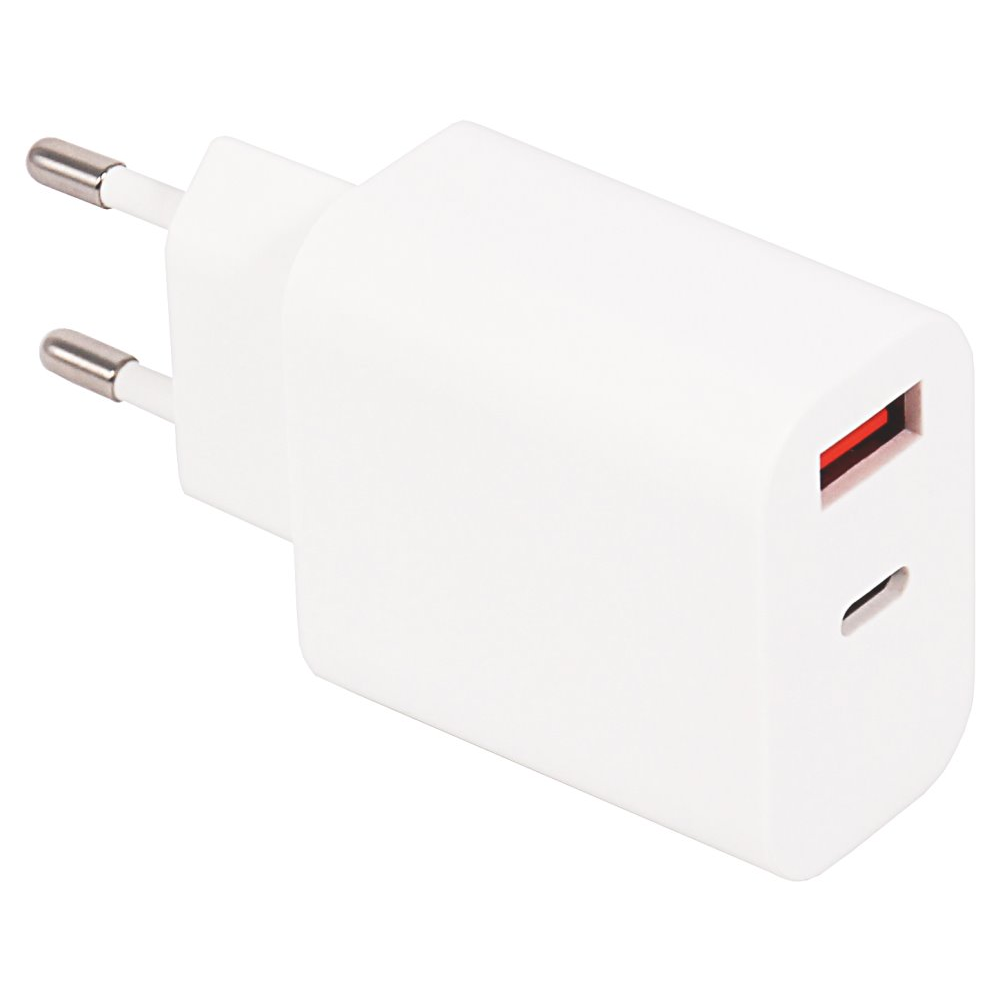 Patona PT2584 USB-A / USB-C Hálózati töltő Adapter 18W - Fehér (PT2584)