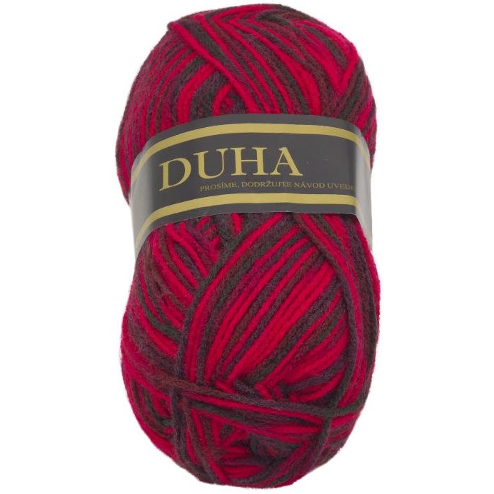Duha 50 g - 421 piros, fekete (6586)