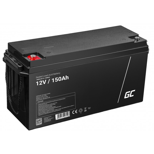Acumulator stationar AGM VRLA 12V 150Ah Plumb Acid Baterie fara mentenanta Fotovoltaice autorulote camion Green Cell