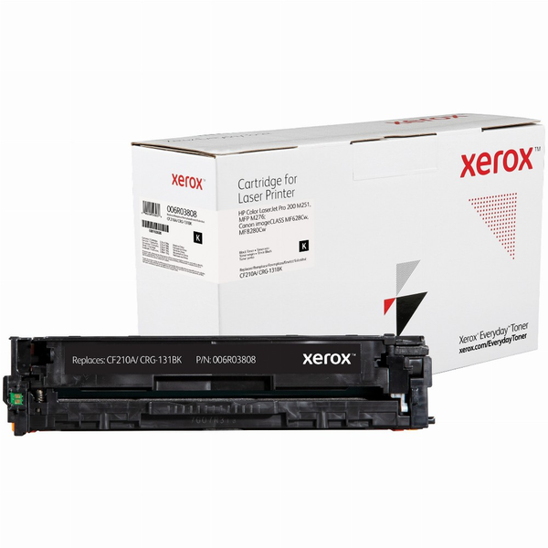 TON Xerox Everyday Toner Black Cartridge equivalent to HP 131A / 125A / 128A for use in Color LaserJet Pro 200 M251 (CF210A/CB540A/CE320A/CRG-116BK)