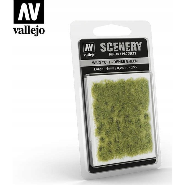  Vallejo Vallejo: Scenery - Wild Tuft - Dense Green (6)x35