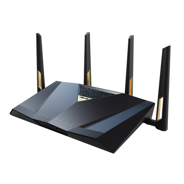 ASUS RT-BE88U trådløs router 10 Gigabit Ethernet Dual-band (2,4 GHz / 5 GHz) Sort, Grå
