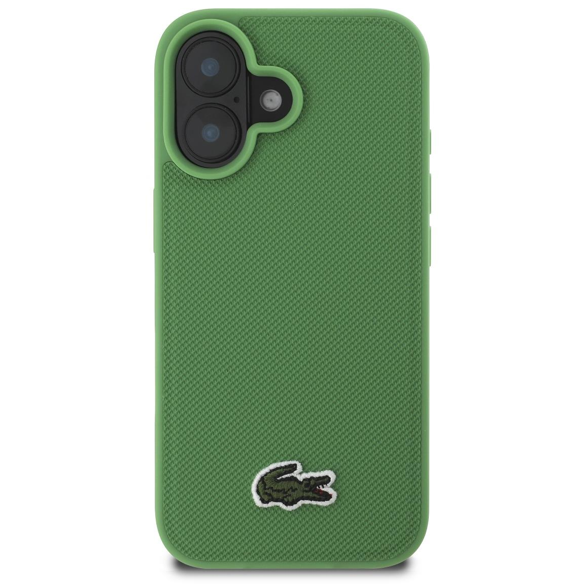 Lacoste Iconic Petit Pique Woven Logo MagSafe iPhone 16 Green tok (LCHMP16SPVCN)