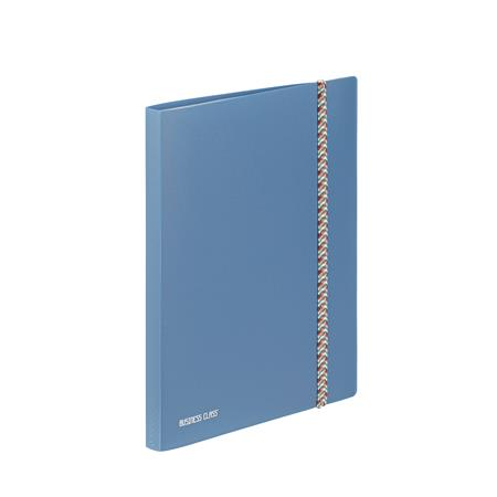VIQUEL Bemutatómappa, 30 zsebes, A4,  "Business Class", kék (IV099830)