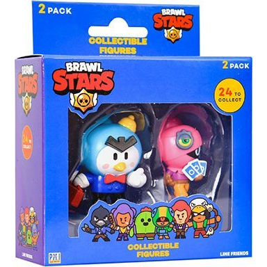 P.M.I. Brawl Stars S1 2 darabos gyűjthető 4.5cm Figura szett - E verzió ( )