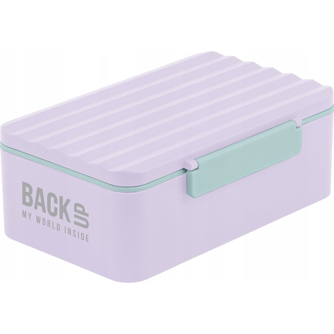 Backup Műanyag Csatos Uzsonnás Doboz - Lila-Menta, SB6C39 (DERF.SB6C39)
