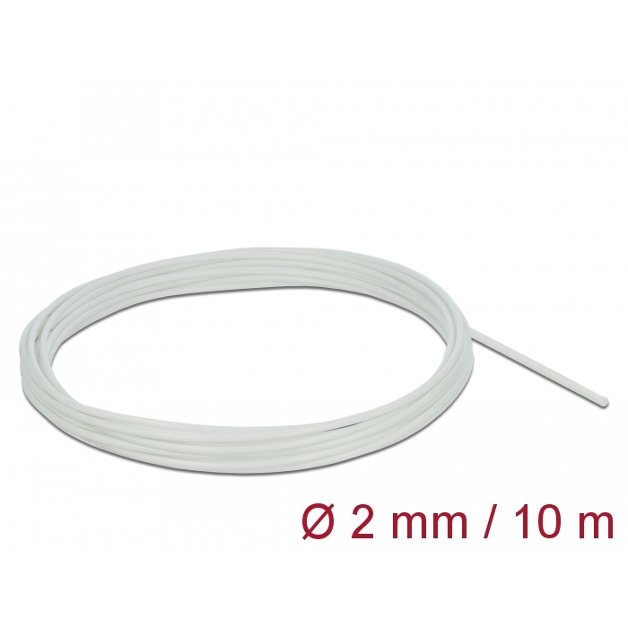 Delock üvegszálas borítás 10 m x 2 mm fehér (18924) (del18924)