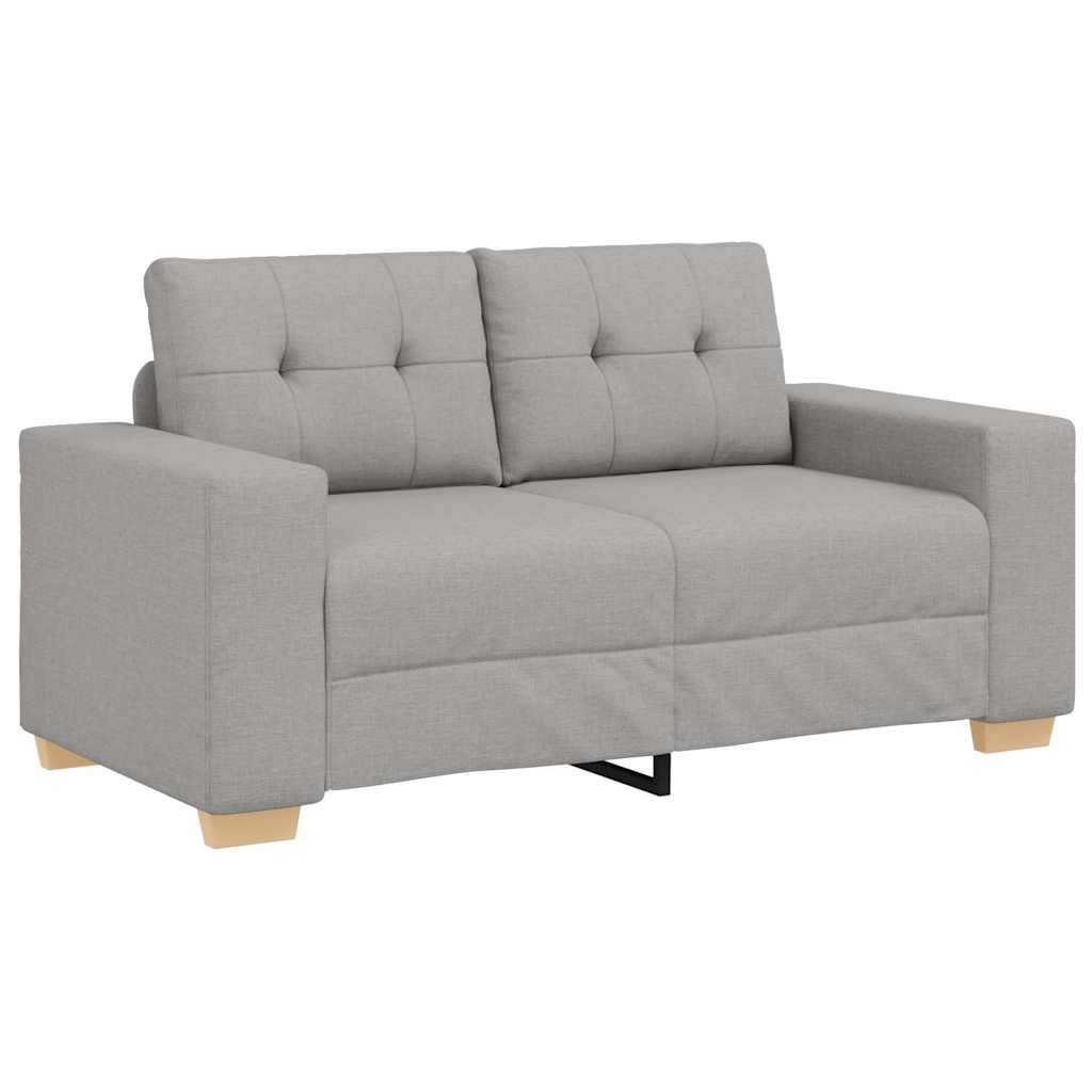 felhőszürke szövet loveseat kanapé 120 cm (4105076)