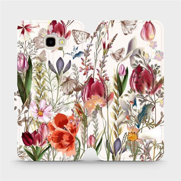 Flip case for Samsung Galaxy J4 Plus 2018 - MP01S Blossoming meadow