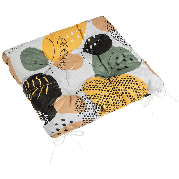 BELLATEX Adéla Seat cushion 41/232 quilted 40 × 40 cm pebbles beige (12550)