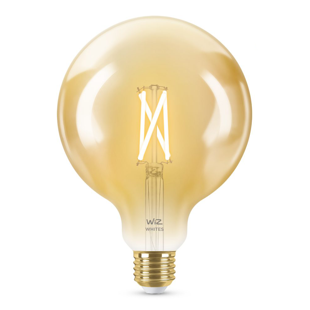 WiZ 8718699786816Z intelligens fényerő szabályozás Intelligens izzó Wi-Fi/Bluetooth Sárga 7 W (929003017901)