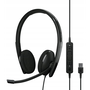 EPOS ADAPT 160T USB II Слушалки Жичен Лента за глава Офис/Център за обаждания USB Тип-A Черен