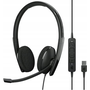 EPOS ADAPT 160T USB II Слушалки Жичен Лента за глава Офис/Център за обаждания USB Тип-A Черен
