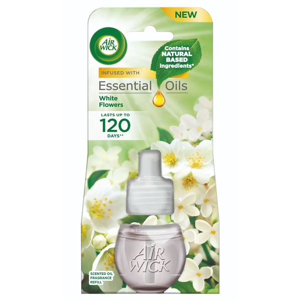 Air Wick elektromos legfrissítő utántöltő fehér virágok 19ml (5997321752037)